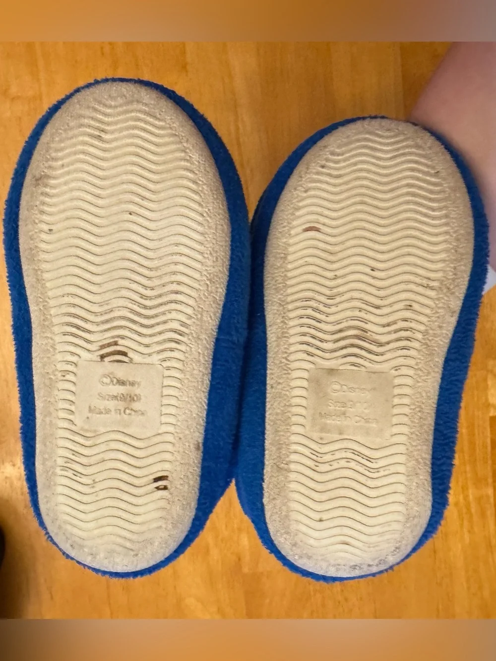 Disney Pixar Toy Story Toddler Slippers Buzz Woody Rex Blue Size 9/10